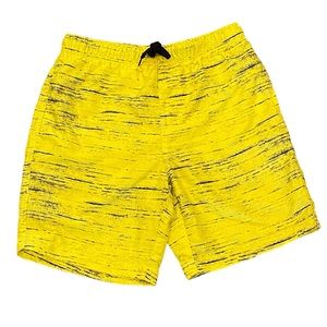 BROOKLYN CLOTH‎ Men's Yellow Streaky Volley Swim Trunks Size Small
